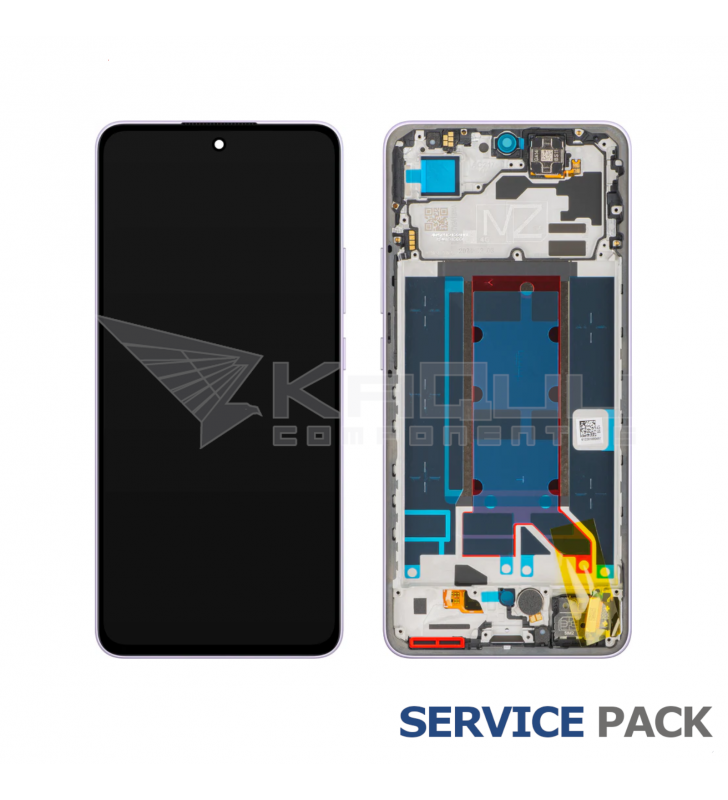 Pantalla Lcd Oppo Reno13 FS 5G, Reno13 F CPH2699 Marco Púrpura 621029000450 Service Pack