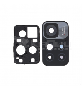 Embellecedor Cristal Cámara Lente para Xiaomi Redmi Note 11 Pro+ 5G 21091116UG Negro