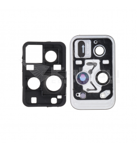 Embellecedor Cristal Cámara Lente para Xiaomi Redmi Note 11 Pro+ 5G 21091116UG Negro