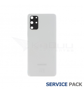 Tapa Trasera Samsung Galaxy S20 Plus G985F, S20 Plus 5G G986F Blanco GH82-22032B GH82-21634B Service Pack