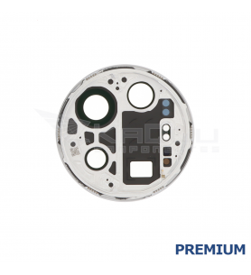 Embellecedor Cristal Cámara Lente para Xiaomi 14 Ultra 24031PN0DC Blanco Premium