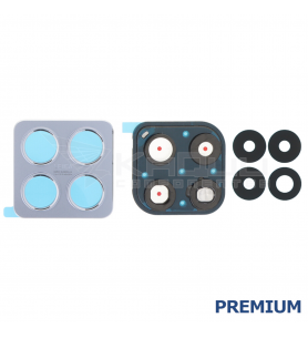 Embellecedor Cristal Cámara Lente para Xiaomi 14T Pro 5G 2407FPN8EG Azul Premium