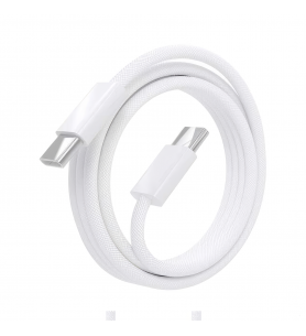 Cable Aisens A107-0856 USB-C a USB-C 3A 60W 2m Blanco