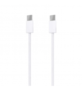 Cable Aisens A107-0856 USB-C a USB-C 3A 60W 2m Blanco