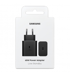 Cargador Samsung EP-T6010NBEGWW USB-C 60W Carga Ultrarrápida Negro