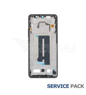 Chasis Marco Intermedio Lcd Xiaomi Poco X6 Pro 2311DRK48G Negro Boton Amarillo Service Pack