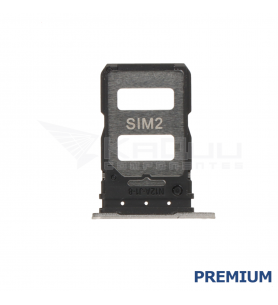 Bandeja Sim Dual para Xiaomi 14T Pro 2407FPN8EG Gris Premium