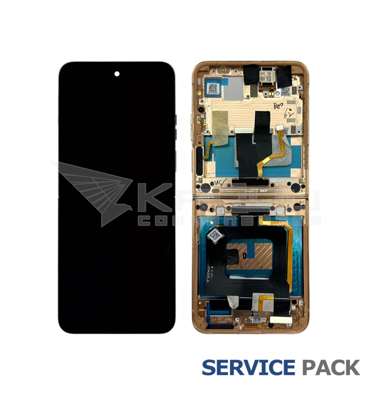Pantalla Lcd Motorola Razr 50 Ultra XT2451 Marco Naranja 5D68C24597 Service Pack