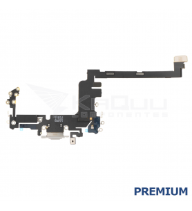 Flex Conector Carga para iPhone 17 Pro A3523 Plata Premium