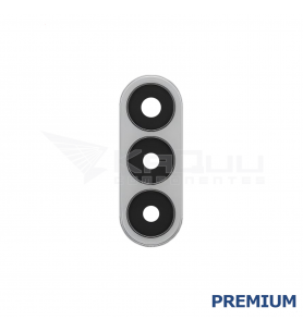 Embellecedor Cristal Cámara Lente para Samsung Galaxy S26 Plus S947B Plata Premium