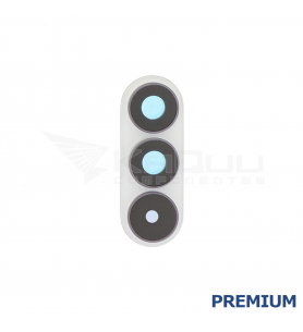 Embellecedor Cristal Cámara Lente para Samsung Galaxy S26 Plus S947B Blanco Premium