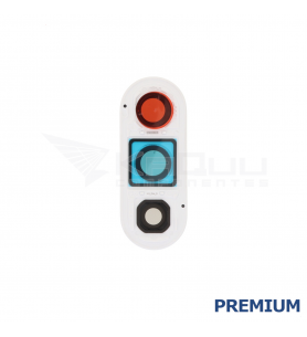 Embellecedor Cristal Cámara Lente para Samsung Galaxy S26 Plus S947B Blanco Premium