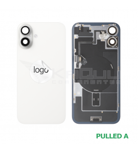 Tapa Trasera con NFC iPhone 16 Plus A3290 Blanco Pulled Grado A