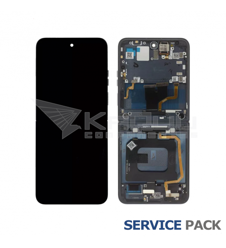 Pantalla Lcd Motorola Razr 50 Ultra XT2451 Marco Azul 5D68C24594 Service Pack
