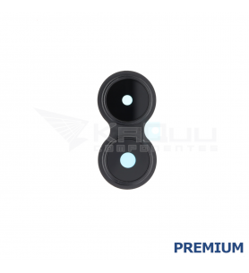 Embellecedor Cristal Cámara Lente para Realme C33 RMX3624 Negro Premium