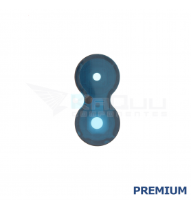 Embellecedor Cristal Cámara Lente para Realme C33 RMX3624 Negro Premium