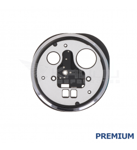 Embellecedor Cristal Cámara Lente para Xiaomi Poco F7 Pro 24117RK2CG Negro Premium