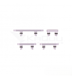 Set de 4 Botón Encendido Volumen para iPhone 17 A3520 Lavanda