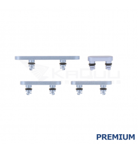 Set de 4 Botón Encendido Volumen para iPhone 17 A3520 Azul Premium