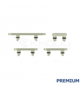 Set de 4 Botón Encendido Volumen para iPhone 17 A3520 Verde Premium