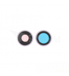 Embellecedor Cristal Cámara Lente con Anillo para IPhone 17 A3520 Lavanda