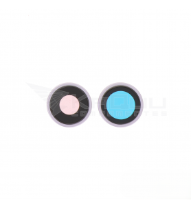 Embellecedor Cristal Cámara Lente con Anillo para IPhone 17 A3520 Lavanda