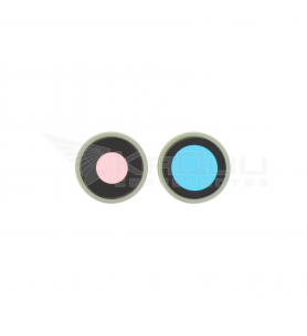 Embellecedor Cristal Cámara Lente con Anillo para IPhone 17 A3520 Verde