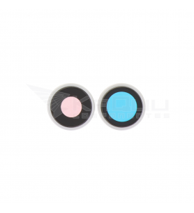 Embellecedor Cristal Cámara Lente con Anillo para IPhone 17 A3520 Blanco