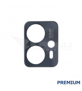 Embellecedor Cristal Cámara Lente para Motorola Moto G23 XT2333-1 Negro Premium