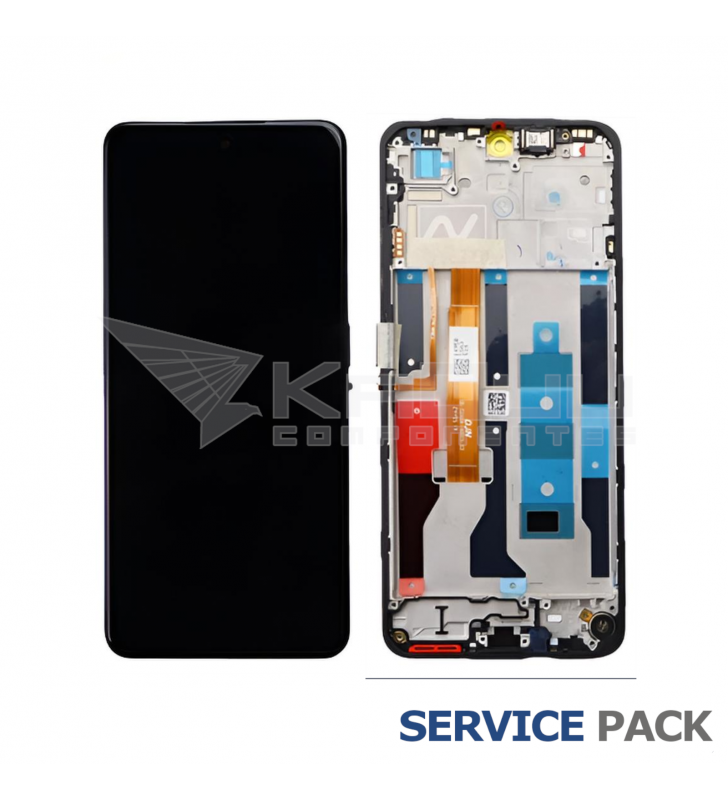 Pantalla Lcd Realme C75 5G RMX3943 Marco Negro Botón Negro 621029000535 Service Pack