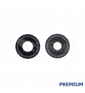Set de 2 Cristal Cámara Lente para Motorola Moto G Stylus 5G 2023 XT2315-1 Negro Premium