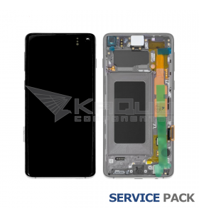 Pantalla Lcd Samsung Galaxy S10 G973F Marco Negro GH82-18850A Service Pack