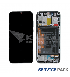 Pantalla Huawei P Smart S / Y8p MIDNIGHT BLACK CON BATERÍA LCD AQM-LX1 02353PNT SERVICE PACK