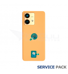 Tapa Trasera Motorola Moto Edge 40 Neo XT2307-1 Naranja 5S58C23656 Service Pack