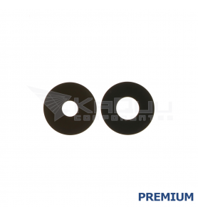 Set de 2 Cristal Cámara Lente para Motorola Moto G14 PAYF0010IN Negro Premium