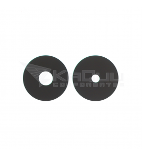 Set de 2 Cristal Cámara Lente para Xiaomi Redmi 15C 5G 2508CRN2BC Negro