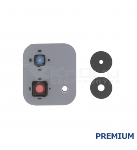 Embellecedor Cristal Cámara Lente para Xiaomi 15C 5G 2508CRN2BC Purpura Premium