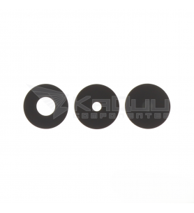 Set de 3 Cristal Cámara Lente para Xiaomi 15 5G 25057RN09E , 15 4G 25062RN2DE Negro