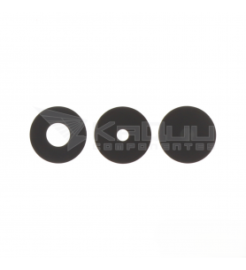 Set de 3 Cristal Cámara Lente para Xiaomi 15 5G 25057RN09E , 15 4G 25062RN2DE Negro