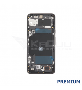 Chasis Marco Intermedio y Tapa para Google Pixel 8 GKWS6 G9BQD Negro Premium