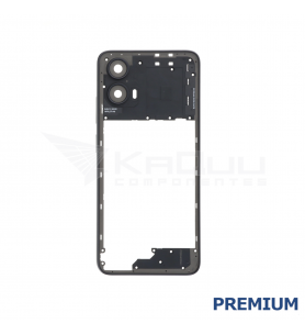 Chasis Marco Intermedio para Motorola Moto G34 XT2363-2 Negro Premium