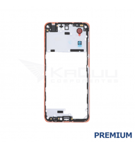 Chasis Marco Intermedio para Motorola Moto G04 XT2421-2, Moto G04s XT2421-8 Naranja Premium