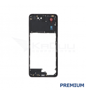 Chasis Marco Intermedio para Motorola Moto G04 XT2421-2, Moto G04s XT2421-8 Negro Premium