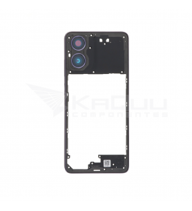 Chasis Marco Intermedio para Motorola Moto G04 XT2421-2, Moto G04s XT2421-8 Negro Premium