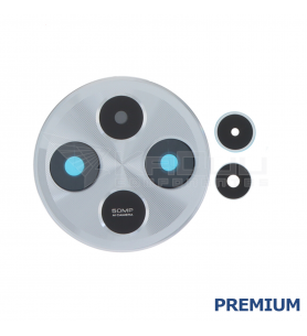 Embellecedor Cristal Cámara Lente para Xiaomi 14C 2411DRN47C Azul Premium