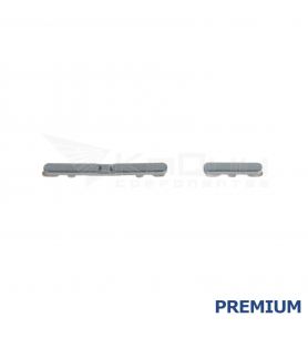 Set Botón Encendido Volumen para Motorola Moto G85 XT2427-3 Negro Premium