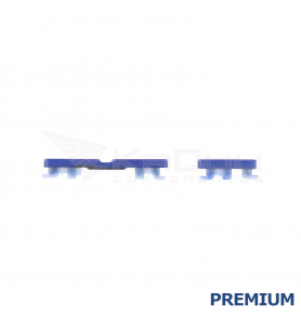 Set Botón Encendido Volumen para Motorola Moto G85 XT2427-3 Azul Premium