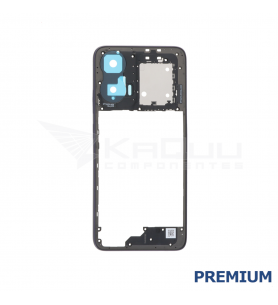 Chasis Marco Intermedio para Motorola Moto G35 XT2433 Negro Premium