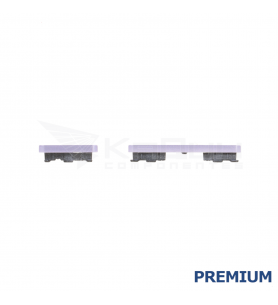 Set Botón Encendido Volumen para Xiaomi Poco M7 Pro 5G 2409FPCC4G Lavanda Premium