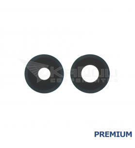Set de 2 Cristal Cámara Lente para Xiaomi Poco M7 Pro 5G 2409FPCC4G Premium
